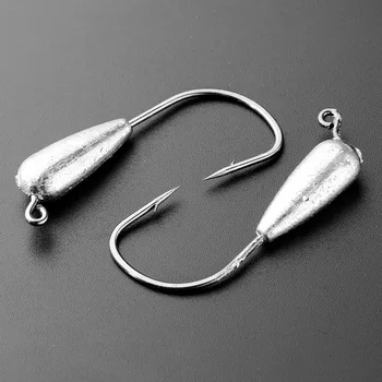 3g/4.5g/7g/9g Lure JIG Soft Worm Hook Lead Hook for Carp Fishing Specialized in Mandarin Fish and Sea Perch 24pcs/Pack – Soft Lure – view 3