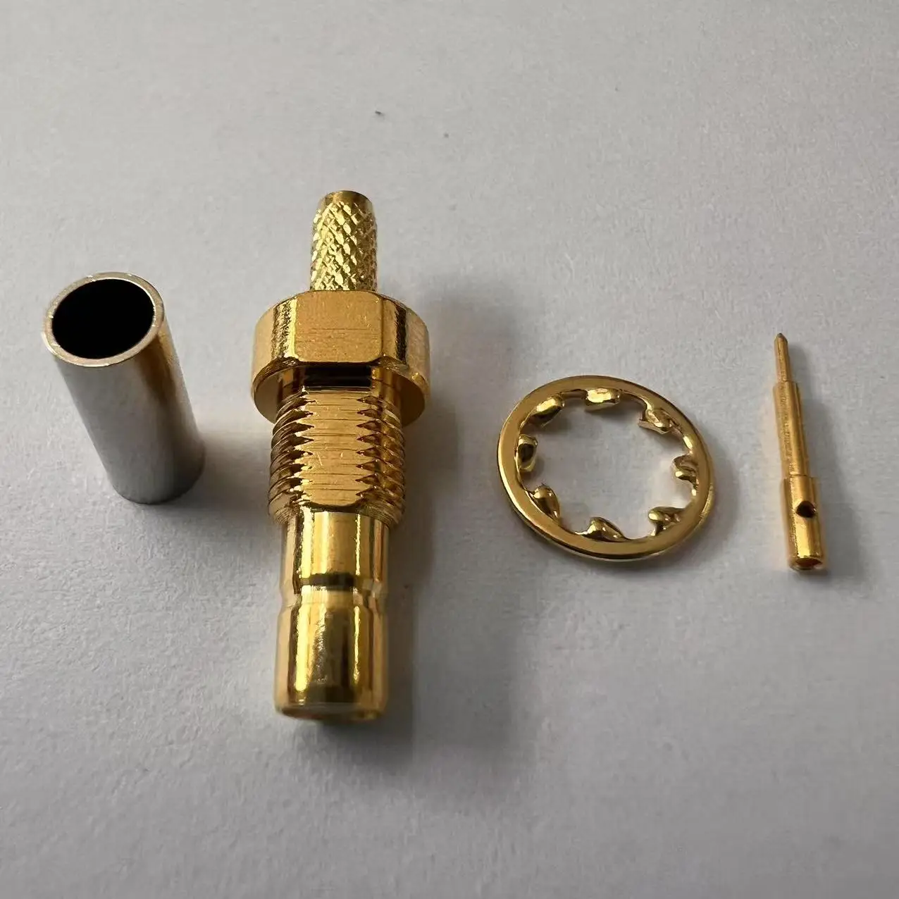 Coaxial Connector SMB-JY1.5 Good Quality Male SMB Connector for RG316 RG174 Cable Assembly
