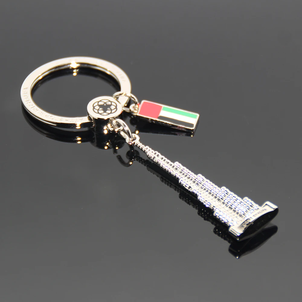Dubai Burj Khalifa Tower Keyring UAE Tourism Souvenirs