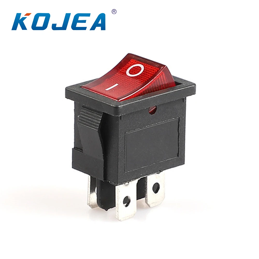 10 Pezzi Interruttore A Bilanciere KCD4 A 2 Posizioni - 4 Pin 20A 125VAC, Resistente Al Calore - 2
