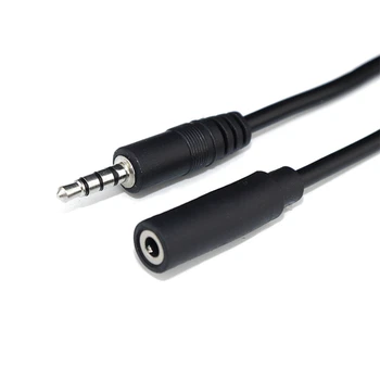 Newest design custom audio cable 9 pins with interface cable divisor de 4 pole stereo audio 3.5mm hifi audio cable roll