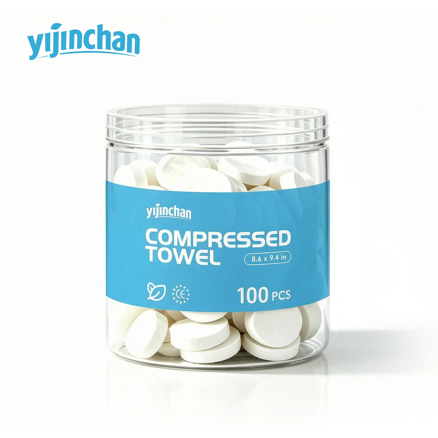 Baby Towel 100 PCS Disposable Magic Compressed Towel 20x22CM Biodegradable Viscose Soft Portable Travel Beauty Hiking