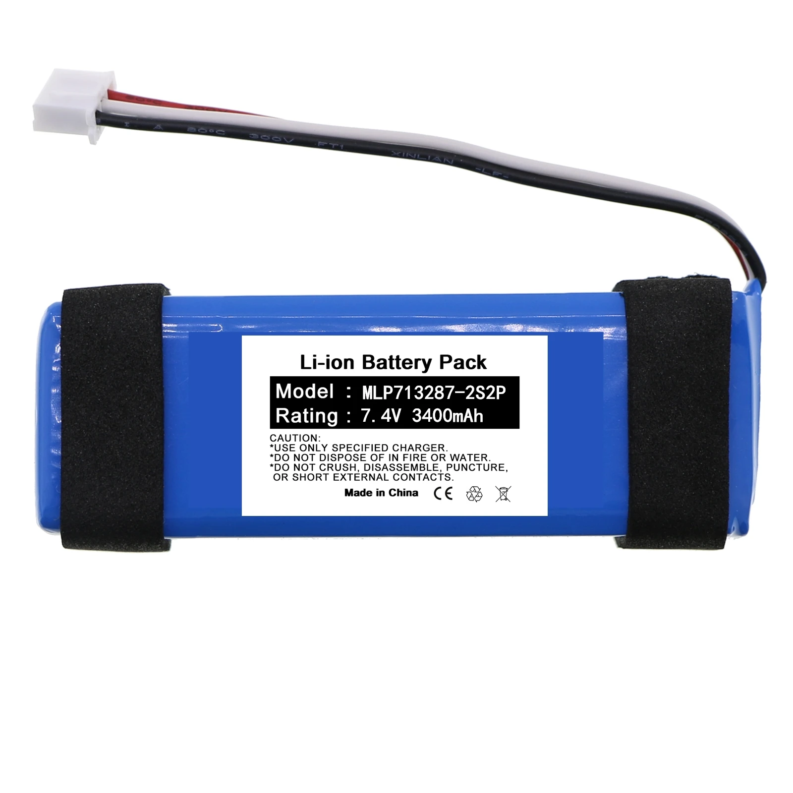 แบตเตอรี่ Li-Polymer 7.4V 3400mAh MLP713287-2S2P สำหรับลำโพง Harman/Kardon Esquire