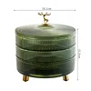 Verde de lujo de tres capas