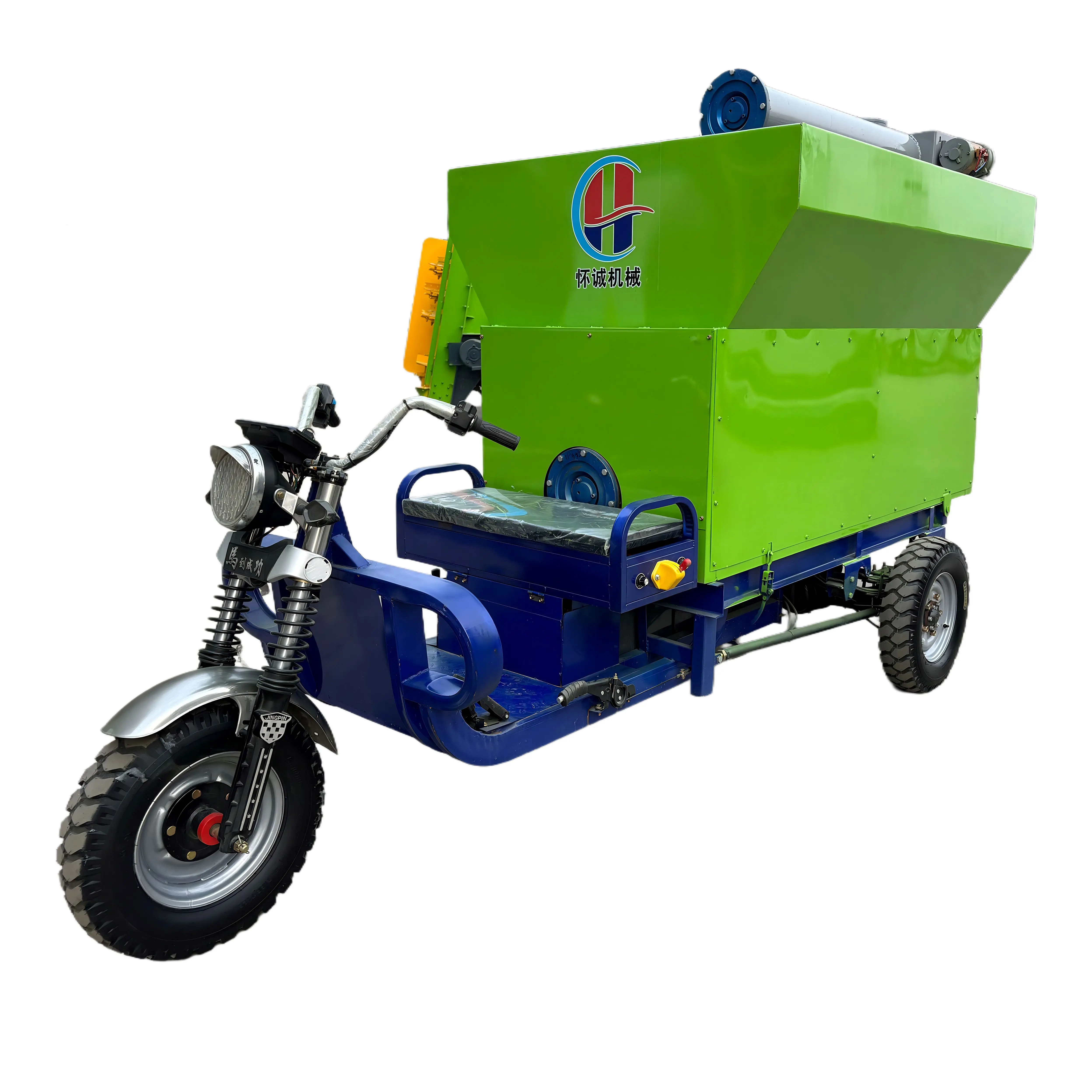 Automatic spreading Fertilizer and grain transport truck  Feed Mixing Tank