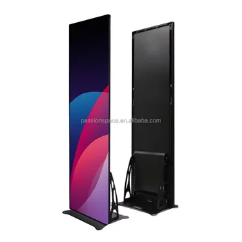 P3 P2.5 1920*640mm Full Color Advertising Poster Display led panel Thin Mirror for shop