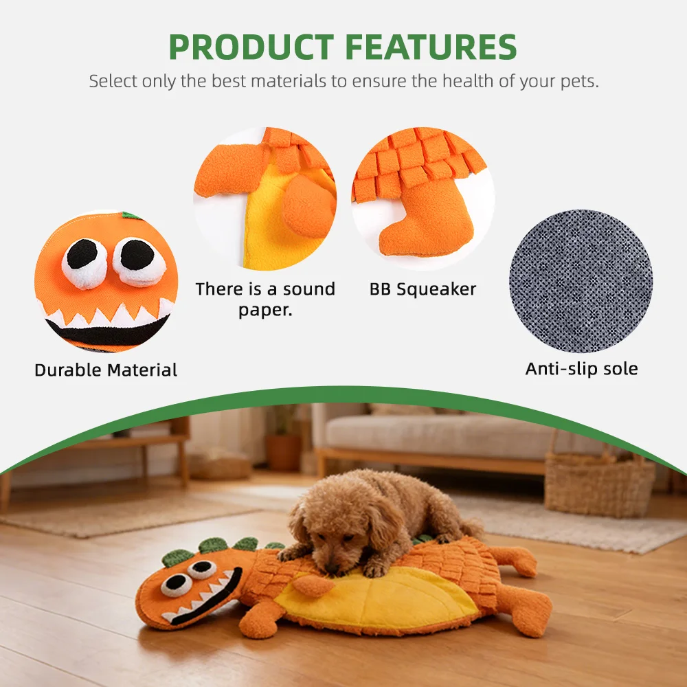 Wholesale Pet Product Dog Snuffle Mat Dinosaurs Series Food Hiding Dog - product detail 4