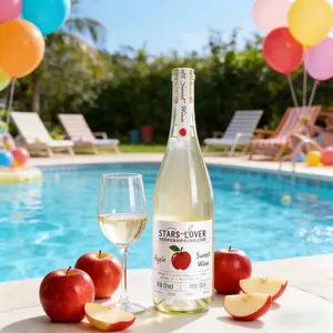Apple Juice Wine 10% ABV 750ML Rich Silky Wine Cross-Border Trade Bulk Purchase Corporate Customization for Supermarkets Bars