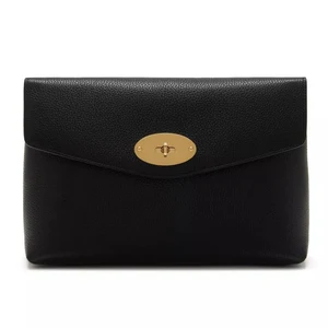 Custom Logo PU Leather Black Ladies Makeup Vanity Bag Women Small Travel Cosmetic Pouch