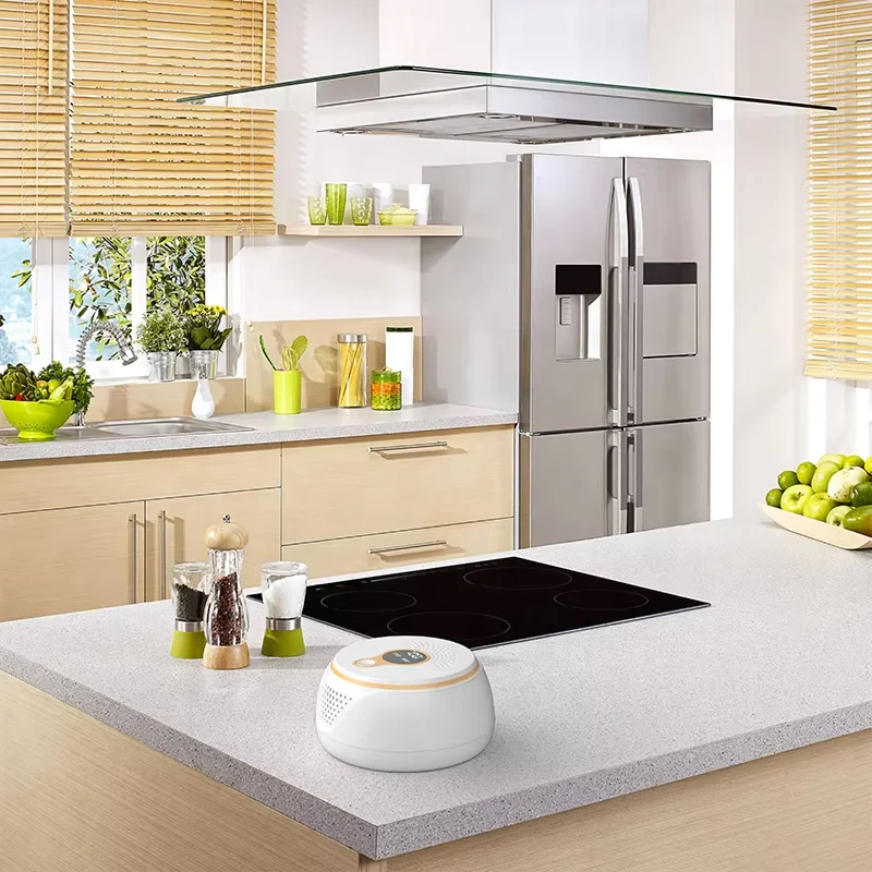 Mini Round Air Ionizer  One-touch Operation Air Freshener Remove Odor Smoke Dust for Bedroom Office Dorm 3