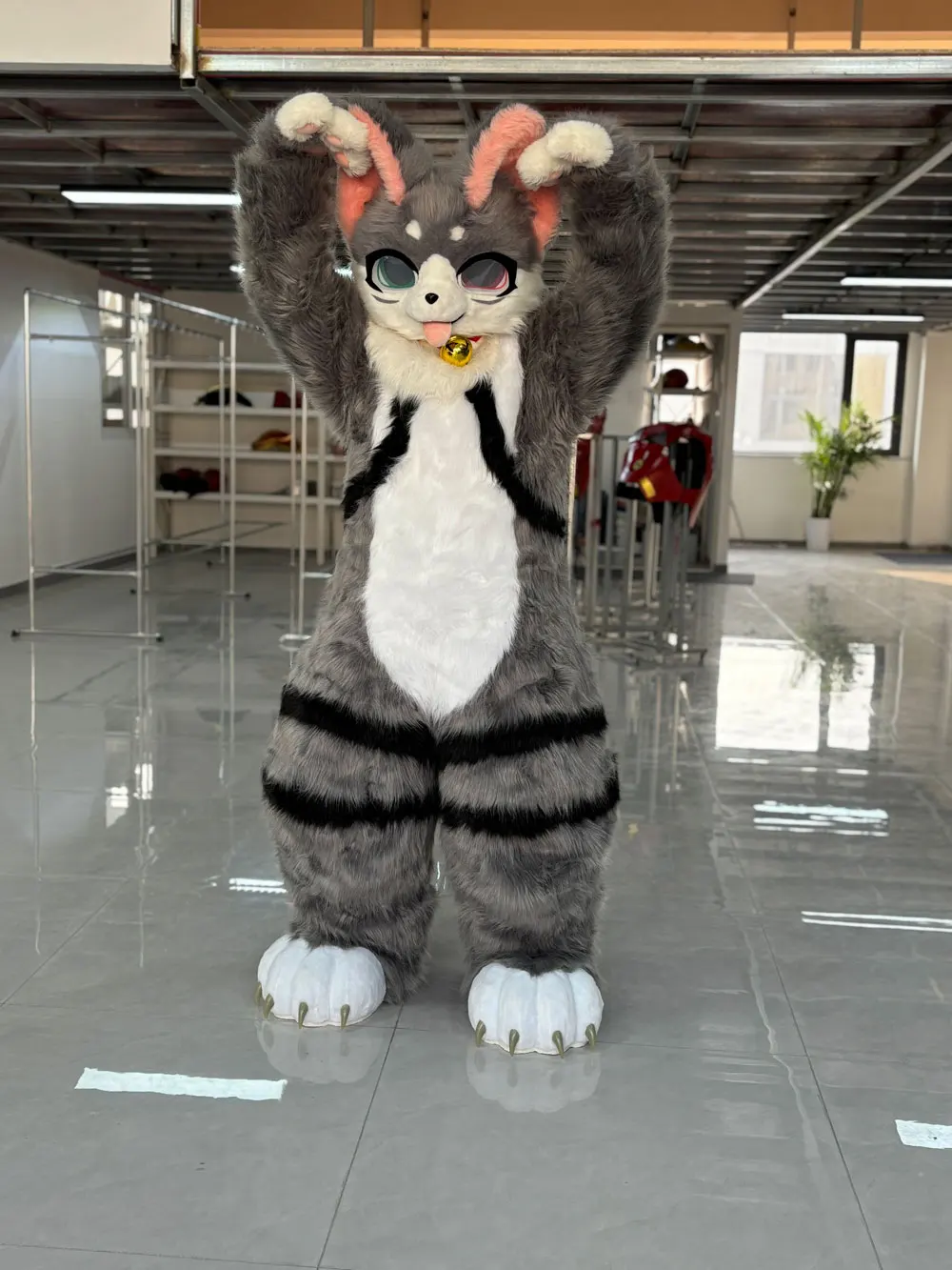 Plush Fursuit Kig Furry Costume Fursuit Cat Fursuit Anime Cosplay