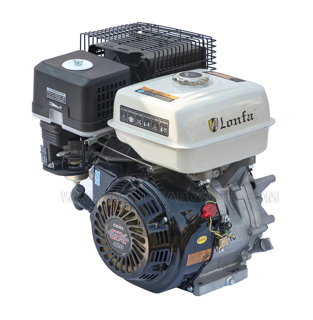 High-Performance-Engine 16HP 420cc Air Cooled Single Cylinder 1/2 Low Speed Reduction with Centrifugal Clutch Gasoline Engine