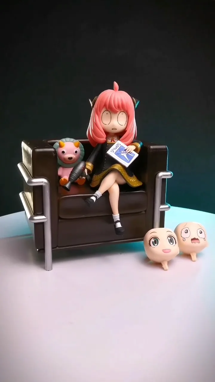 16cm Spy X Family Anya Forger Sitting On The Sofa Collectible Anime 