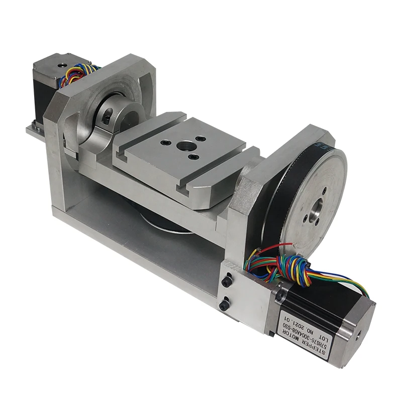 CNC 5th Axis Rotation Axis a Aixs With Table for Engraver Milling Machine