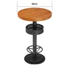Mesa de bar marrón