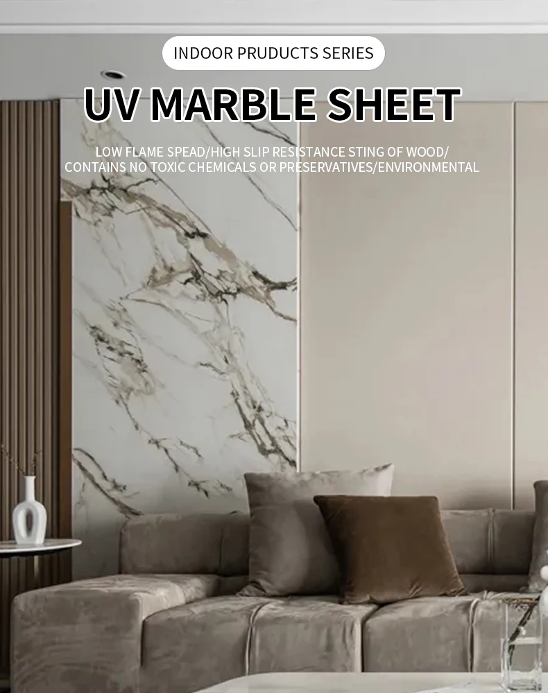 Factory Supply Uv Pvc Marble Sheet Wall Panel Faux Marble Wall Panels ...