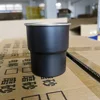 Frosted black step cup