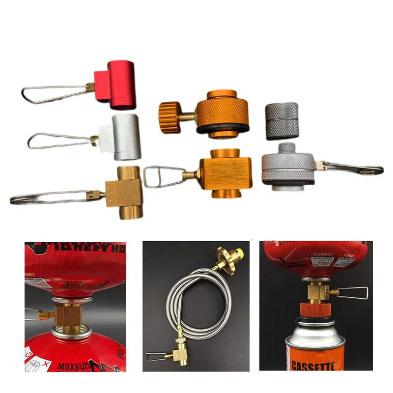 LPG Adapter/camping Propane Small Tank Input and a Lindal Valve Output