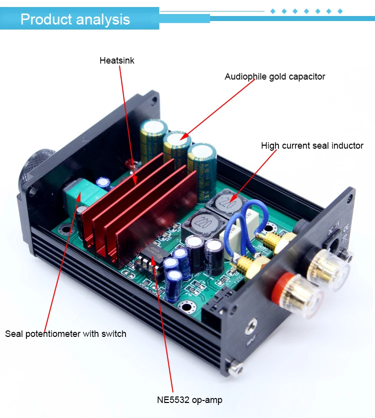 BRZHIFI B3 TPA3116 100W Subwoofer Amplifier Full Frequency Power Audio Amplifier Mini Stereo Amps Class D amplifier Board supplier