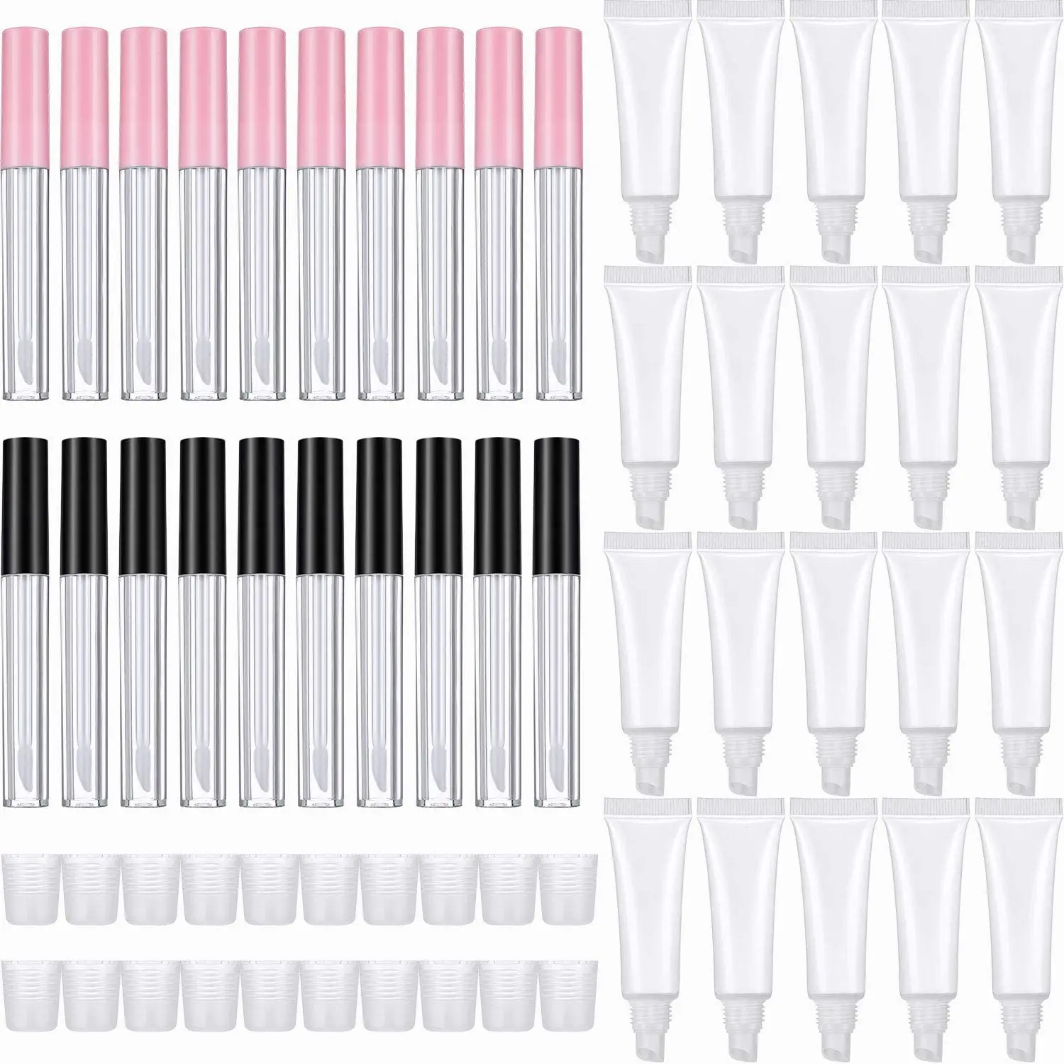 2022 Hot Selling  Cute Girl Bulk Empty Cone Lip Gloss Tubes Wholesale