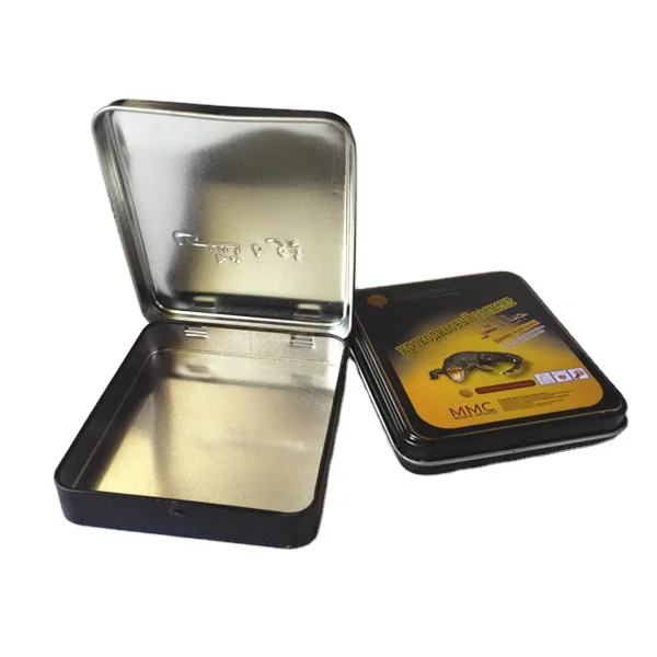 cigarette tins wholesale Wholesale Metal Hinged Tobacco Cigarette Tin Box Packaging