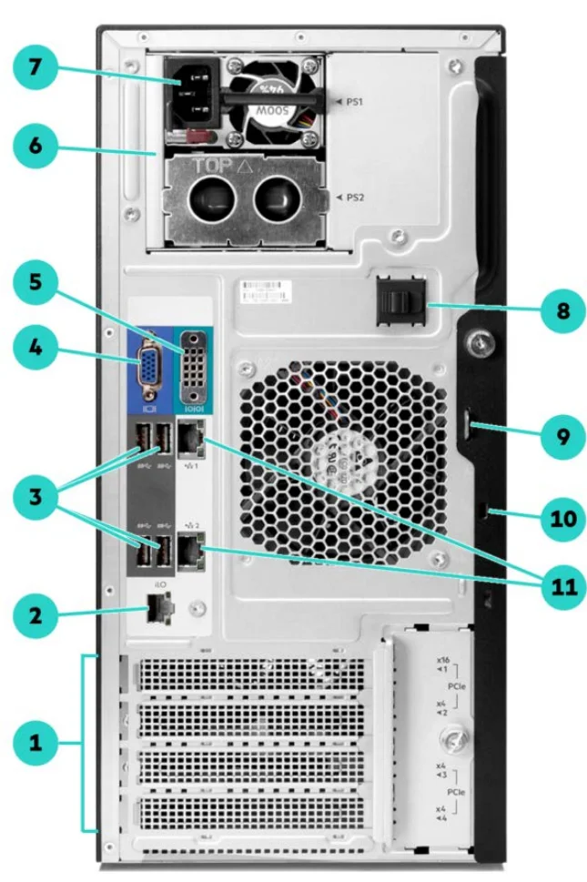 真新しいHPE Proliant ML30 Gen10ネットワークタワー
