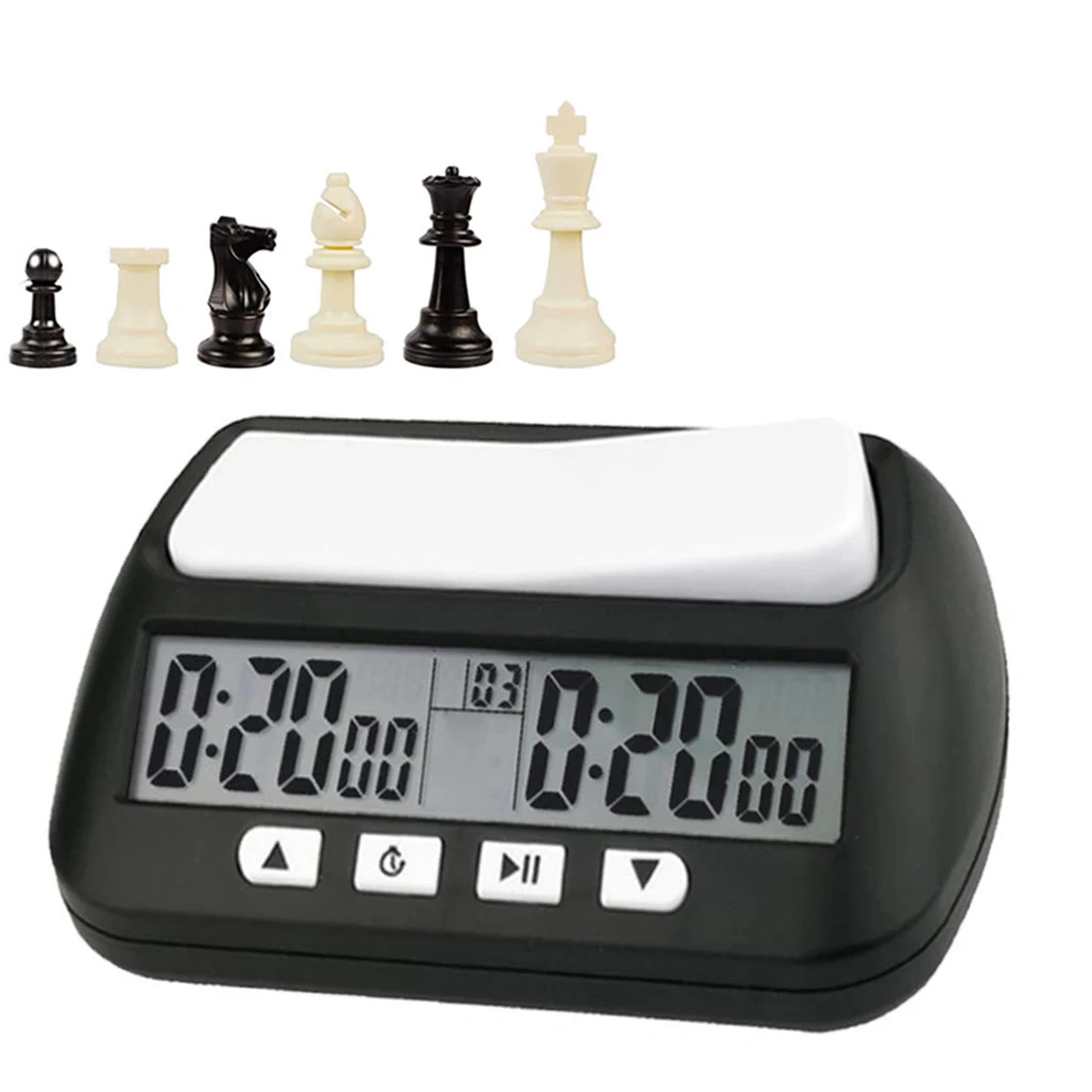 Digital Chess Clock Professional Board Game Timer With Basic Bonus Delay And Positive Time