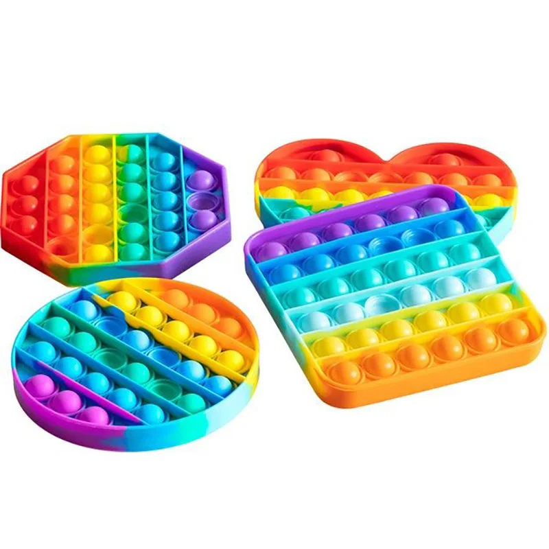 BSBH Pop Bubble Fidget Toy Anti Stress Relief Games Fidget Toys Pop It Push Pop Bubble Fidget Toys for Adults Boy and Girl Play