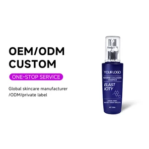 OEM ODM Moisturizing Niacinamide Face Care Serum Brightening Improve Skin Radiance Whitening Facial Ocean Collagen Essence