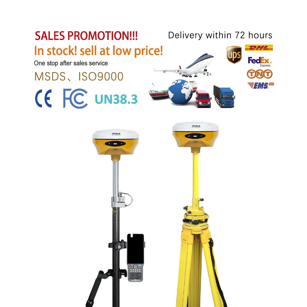 Hi-target V300 Geodetic Gnss Rtk Surveying Equipment High Accuracy Gps Receiver De Doble Frecuencia Gps Rtk