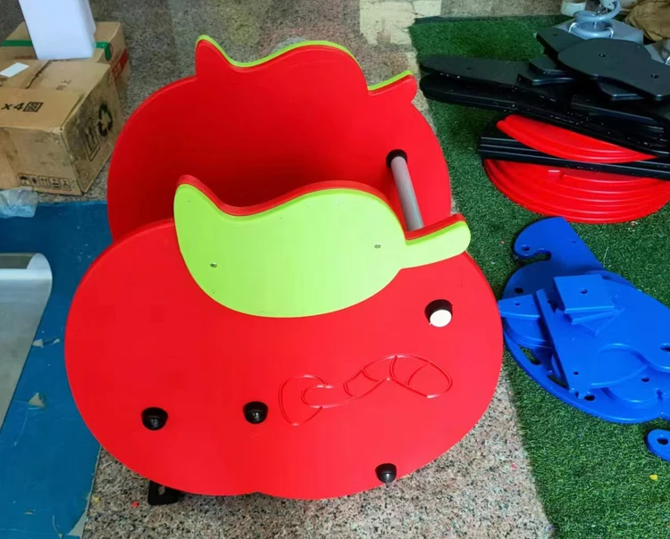 Cheap and Durable Plastic Spring Rocking Horse Toys for Kids Fun Play Equipment