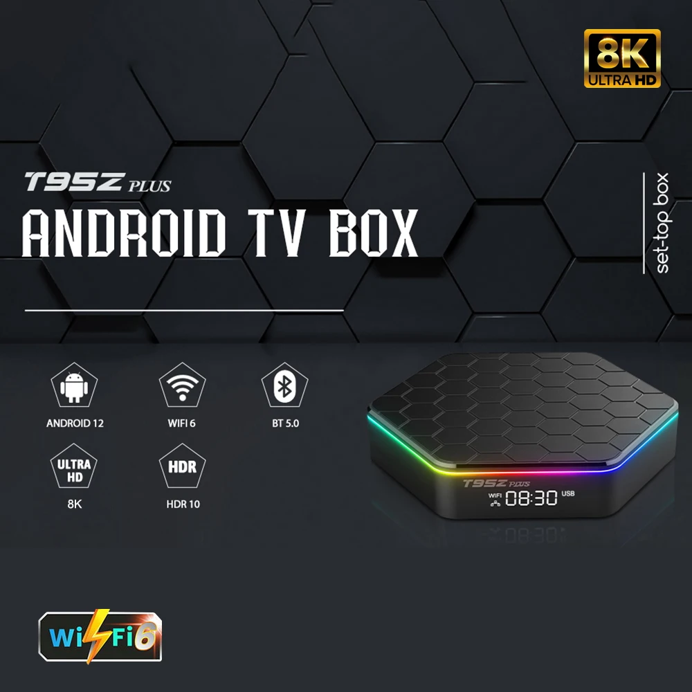 Topleo Set-top Box T95z Plus Android 12 H618 8k Tv Box Mxq 4k Internet Smart T95 T95z Plus Tv Box Android 12