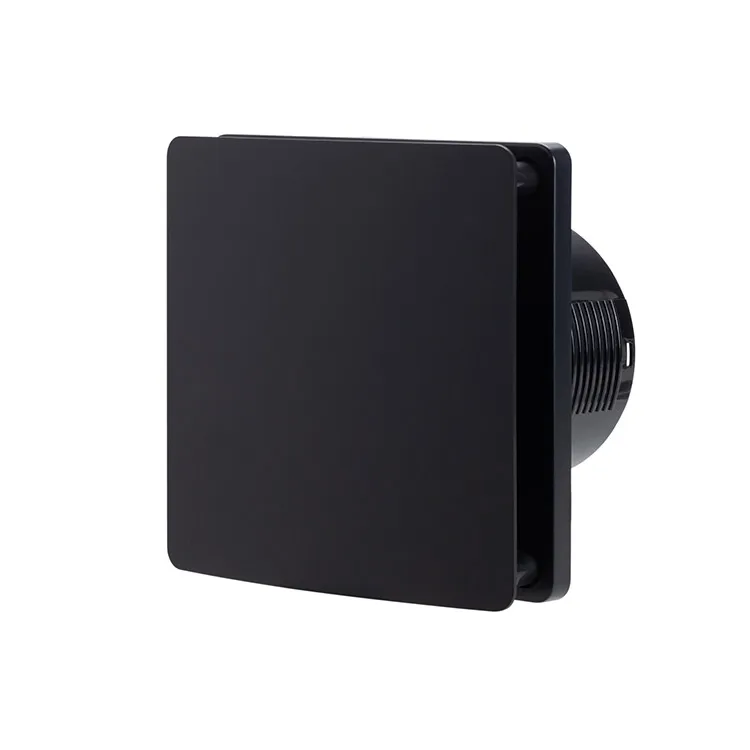 2022 новый тонкий дизайн бесшумный электрический вытяжной вентилятор Всасывание воздуха Осевой поток вытяжной вентилятор с датчиком влажности