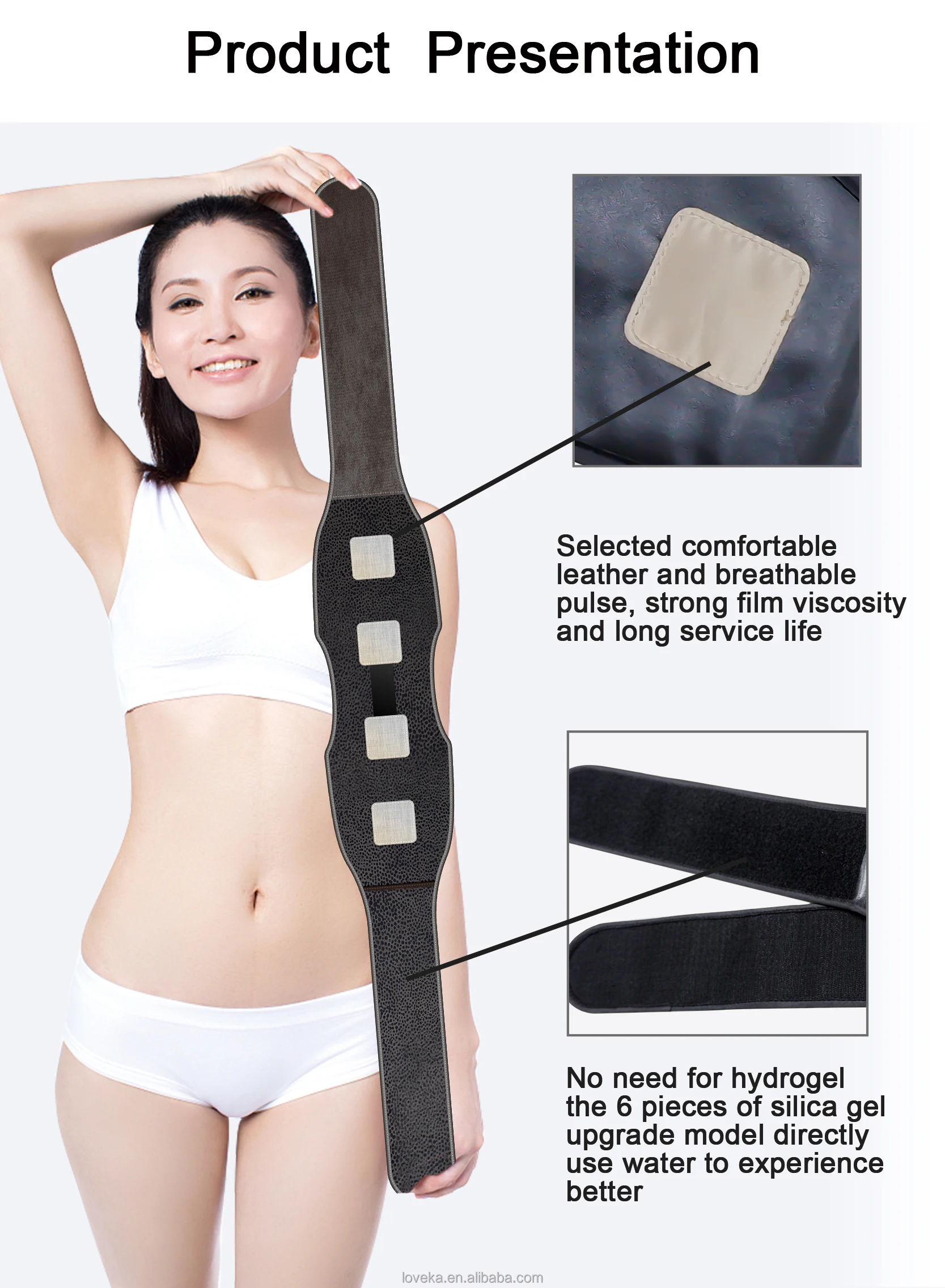 New Six Pad Rechargeable Abs Stimulating Belt Abdominal Trainer Ems ab Massage Muscle Toner Abs Stimulator