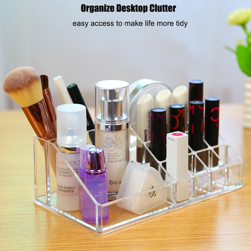 Wholesale Hot Sale Cheap Price Acrylic Jewelry and Makeup Organizer Clear  Cosmetic Display Cases Skincare Organizers Storage Makeup Caddy From m .