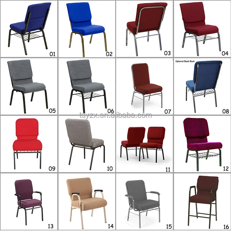 Wholesale Cheap Stackable Metal Interlocking Padded Church Chair - Buy ...