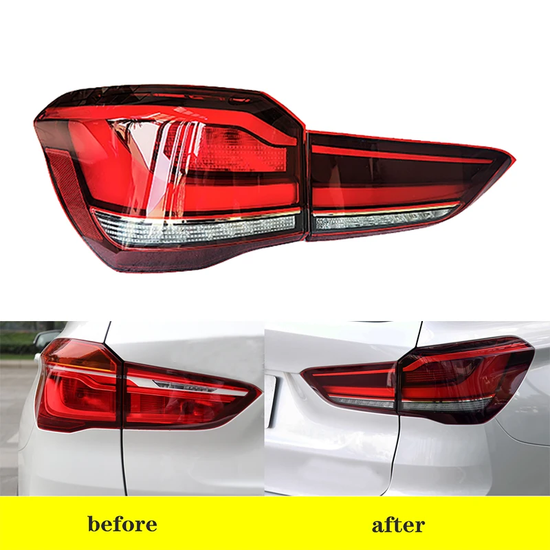 Led taillight for BMW X1 F48 2016-2019 Modifications and upgrades tail light 2020-2023 High quality plug and play details