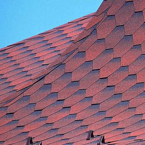 High Quality Modern Heat Resistant Roof Tiles Round Fish Scale Asphalt Shingles with 30-Year Warranty for Villa