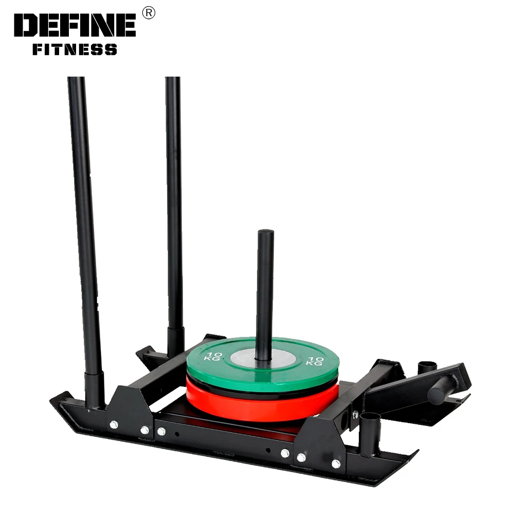 Многофункциональные тренажерные сани DEFINE FITNESS, тренажерный зал, нагрузка, взрывчатые силовые тренировки, сопротивление нажатию, тренировочные энергетические сани