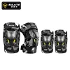 Camouflage short-sleeved knee and elbow pad set (4 pieces)