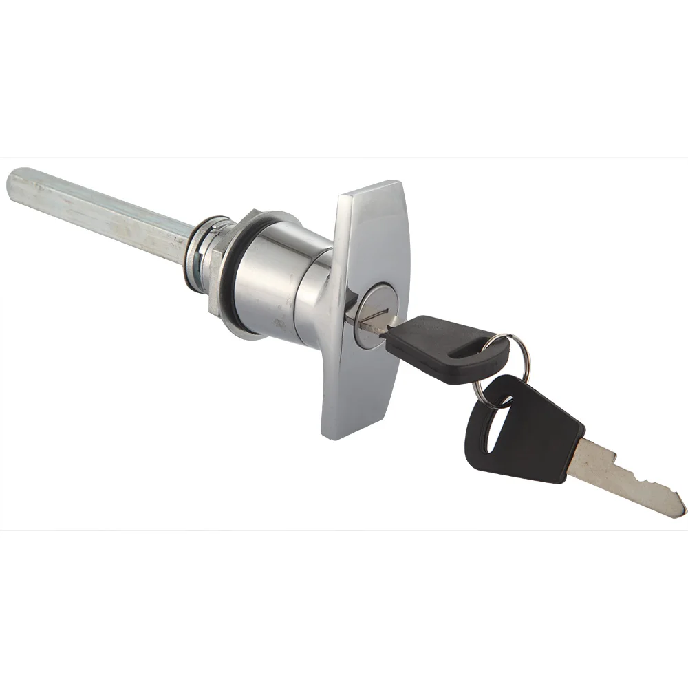 High Security Zinc Alloy Latch Door Handle Lock Truck Tool Box Lock Cabinet Door Lock T-handle Rear Fix details