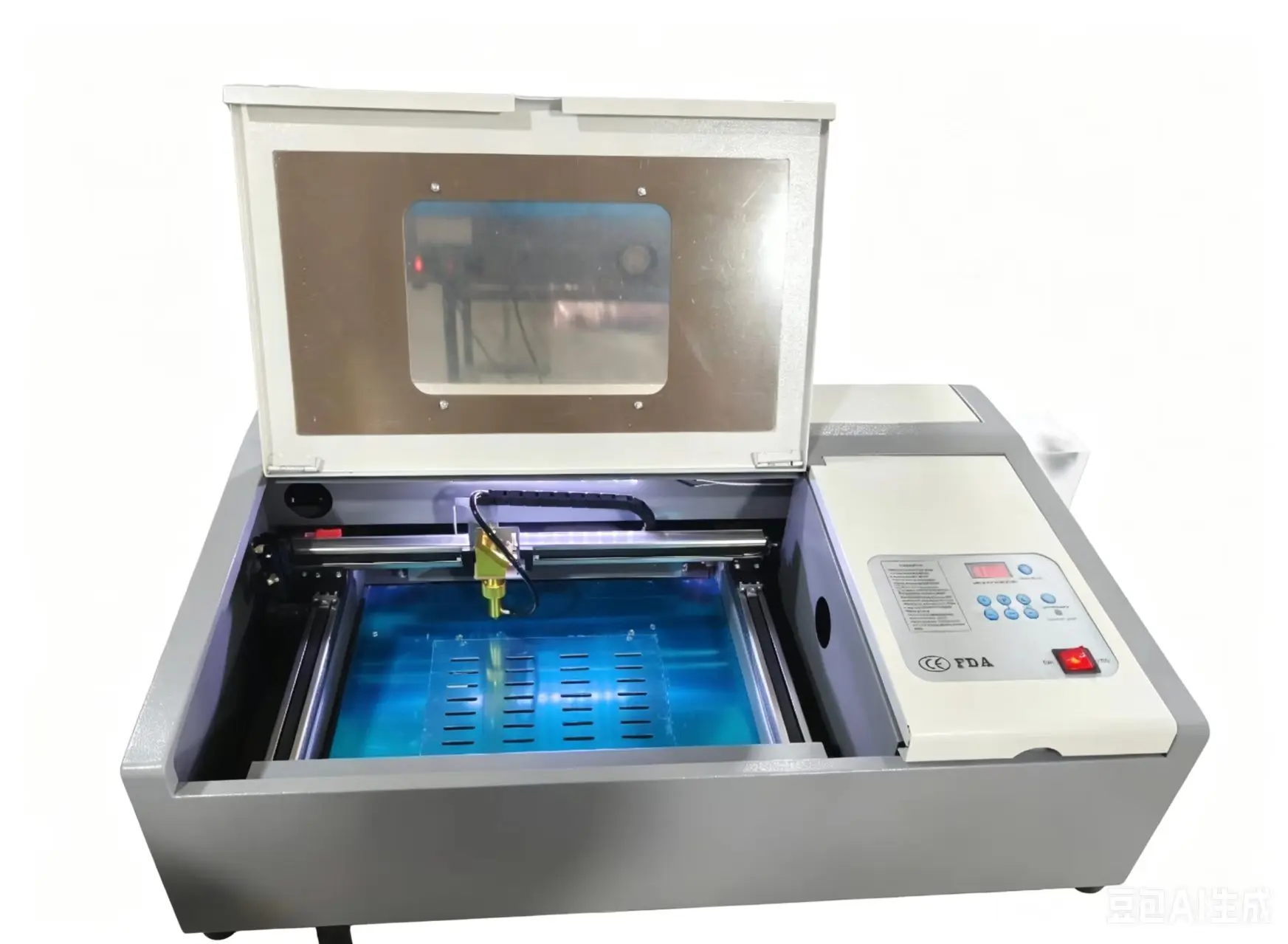 High Precision Rubber Stamp Making Machine Co2 Laser Engraver