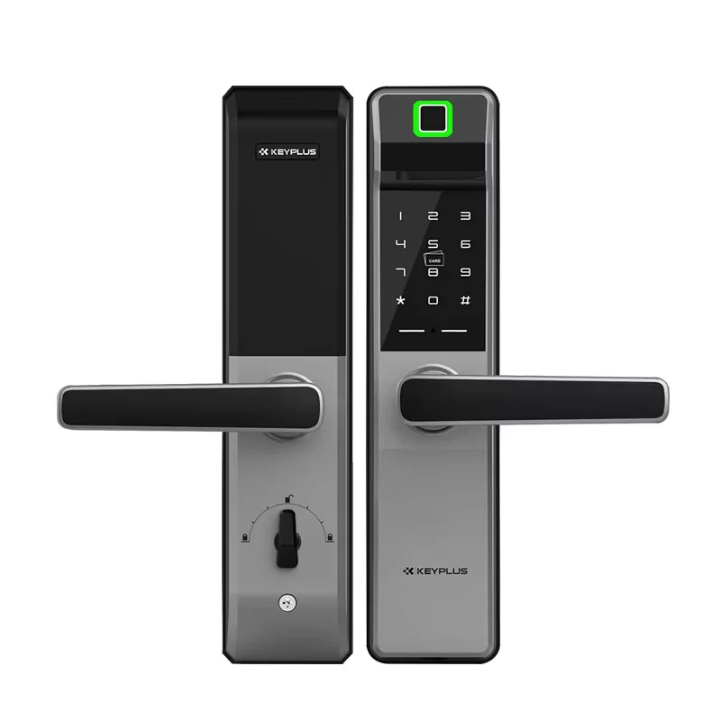 Zinc Alloy Key Biometric Fingerprint Digital Password Smart Locks