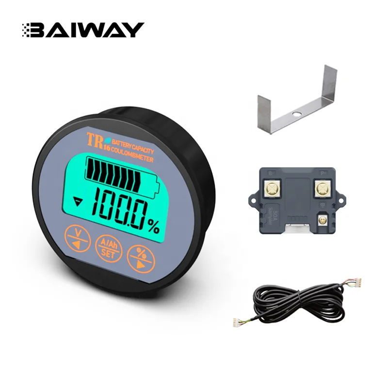 Universal LCD Voltage Battery Capacity Level Indicator Meter Tester