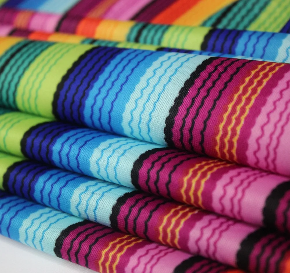 Wholesale Mexico Poncho Mexican Cinco De Mayo Rainbow Striped Fabric From m.alibaba.com