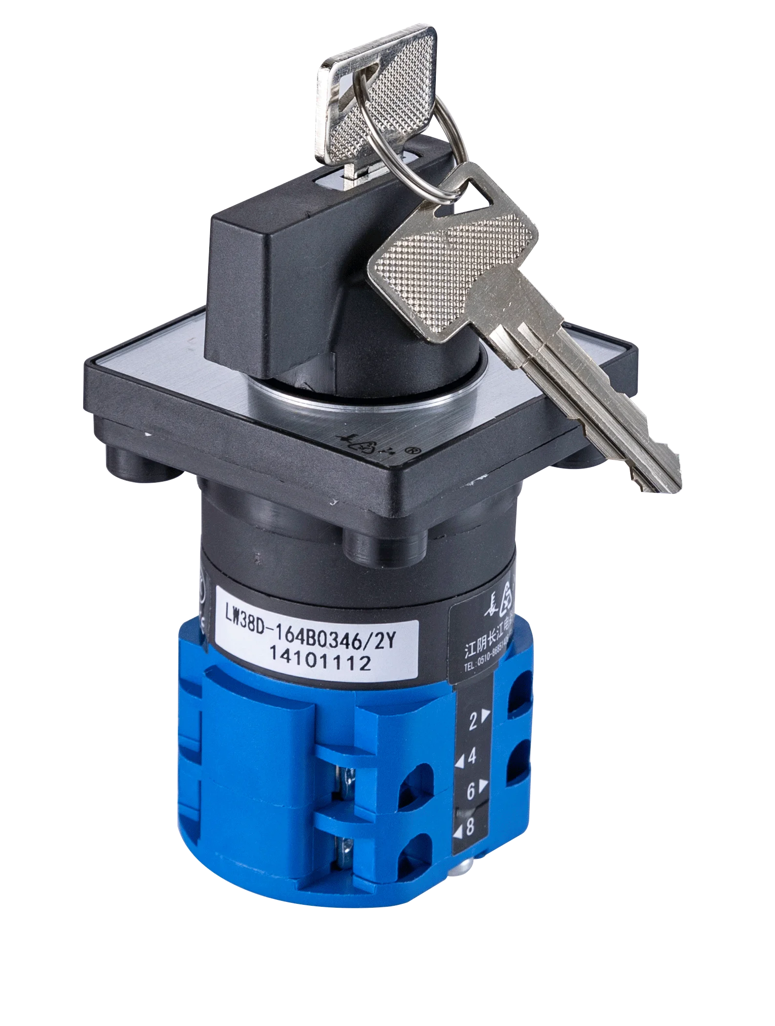 Factory Price 3 Phase Rotary Switch with Key Manual Changeover Feature