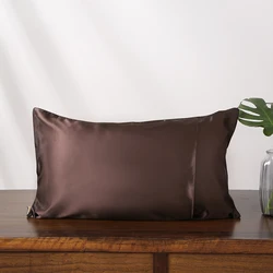 Private label natural solid pillowcase pure mulberry blissy silk pillowcase luxury NO 5