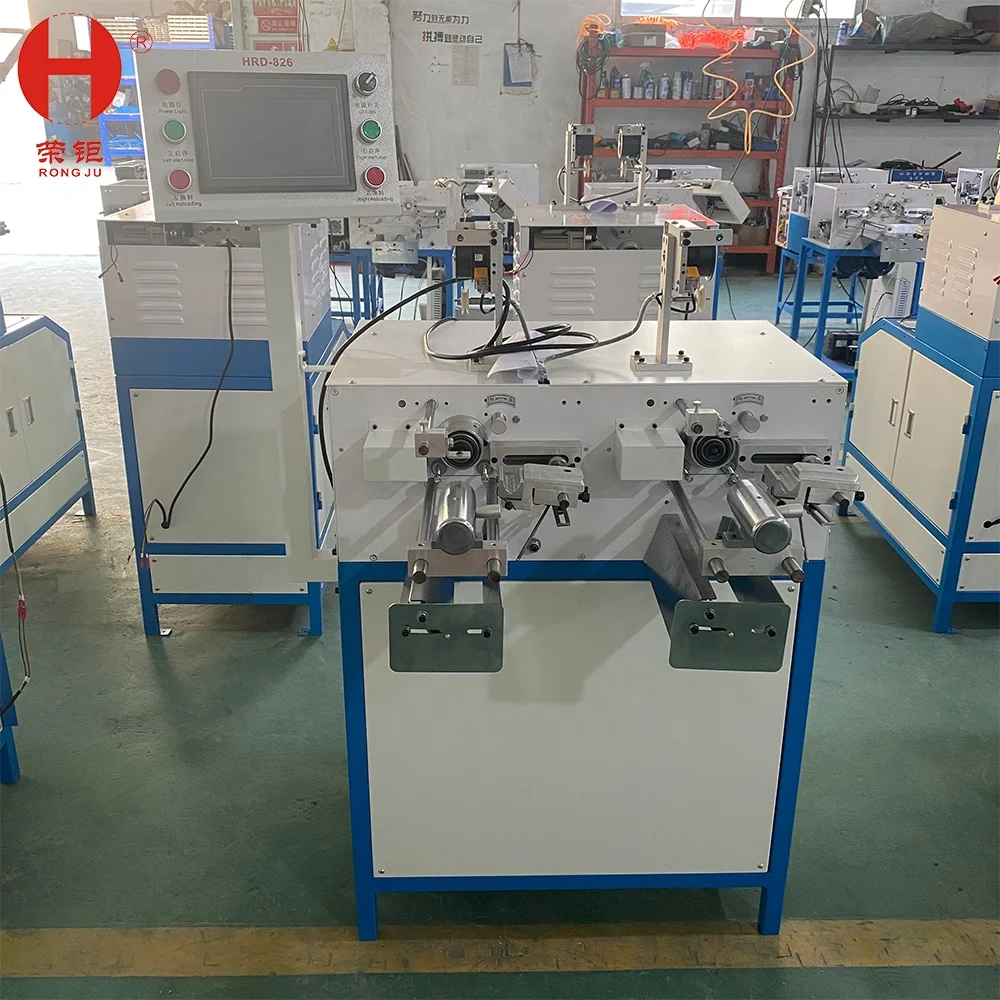 High Speed 2 Heads Single Control Automatic Fabric Yarn Bobbin Rewind Winding Machine for Rope Braiding Machine