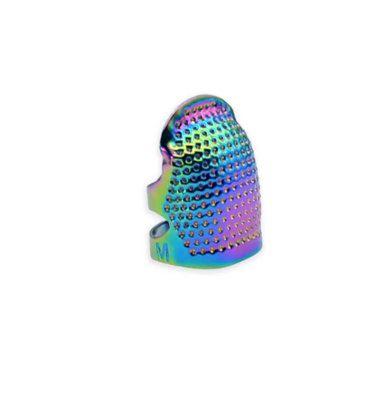 Adjustable Metal Finger Shield Protector Sewing Thimble Finger Protector Pin Needle Finger Guard for Embroidery Needlework