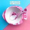 Pink fish bowl spoon 250ml
